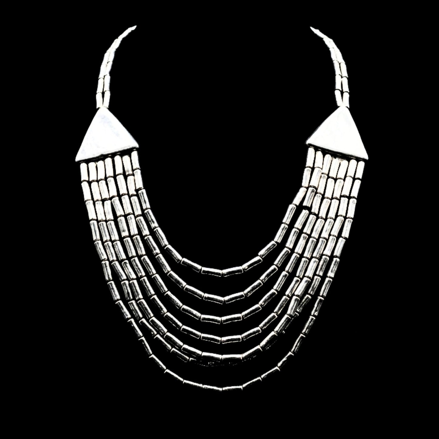 collar de cadenas de zamak diseño exclusivo joyeria osnor zamak