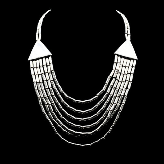 collar de cadenas de zamak diseño exclusivo joyeria osnor zamak