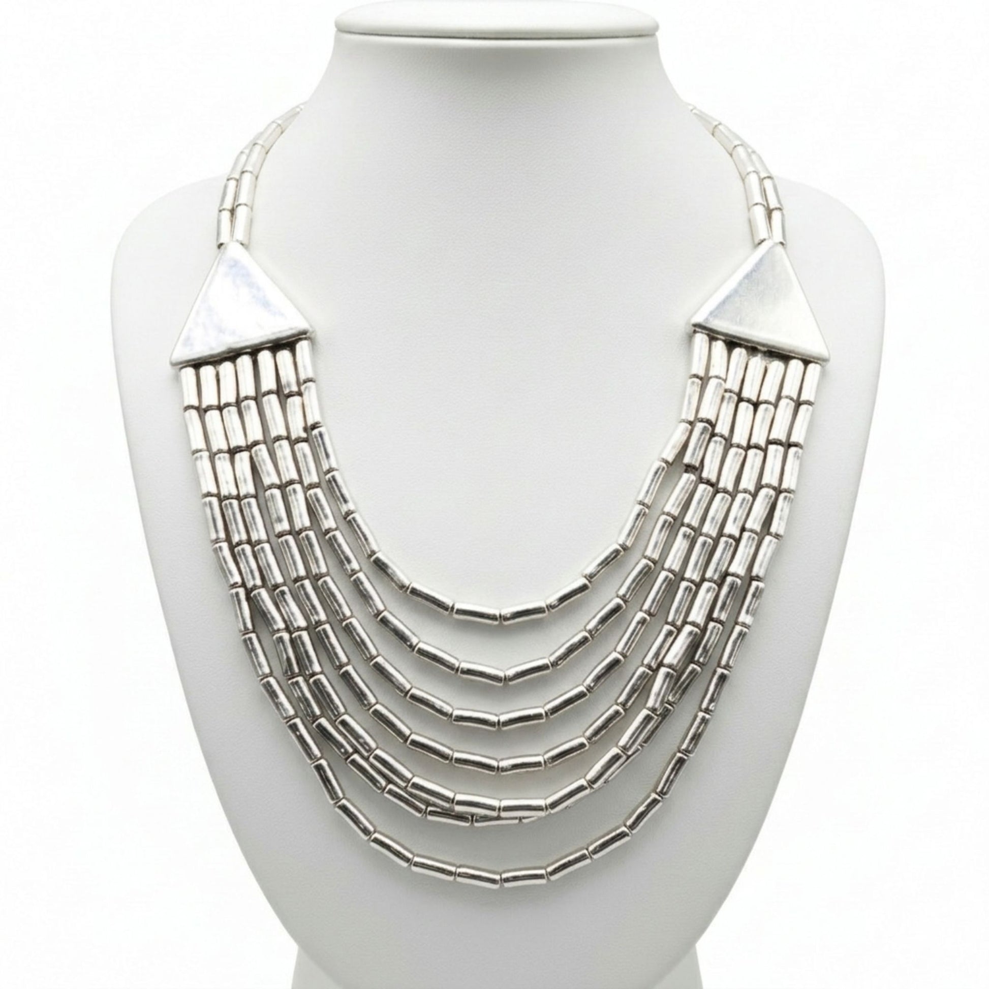 collar de cadenas de zamak mujer diseño exclusivo joyeria osnor zamak