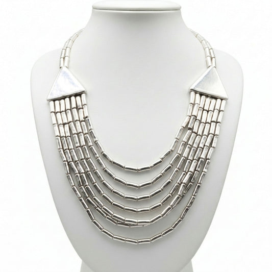 collar de cadenas de zamak mujer diseño exclusivo joyeria osnor zamak