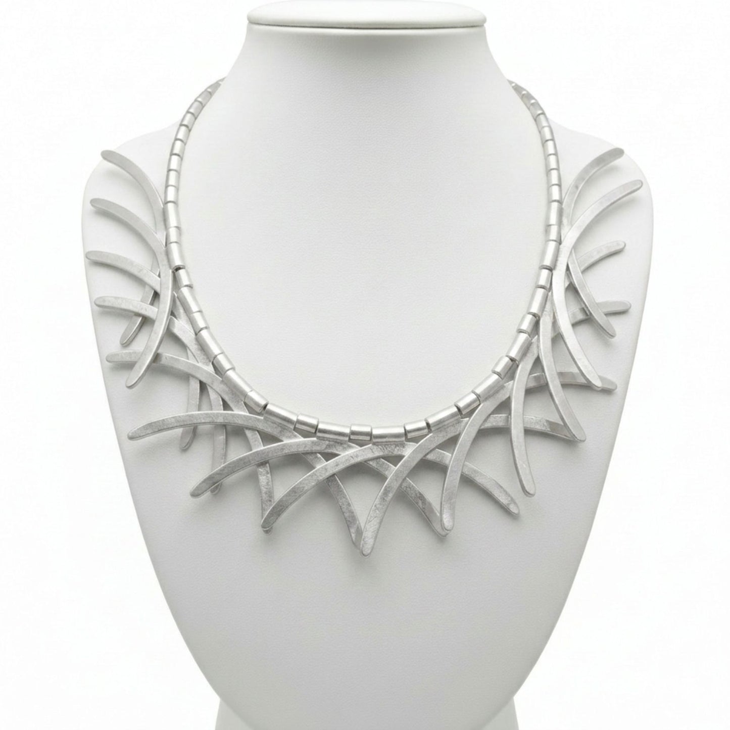collar gargantilla zamak mujer plateado exclusivo joyeria osnor zamak