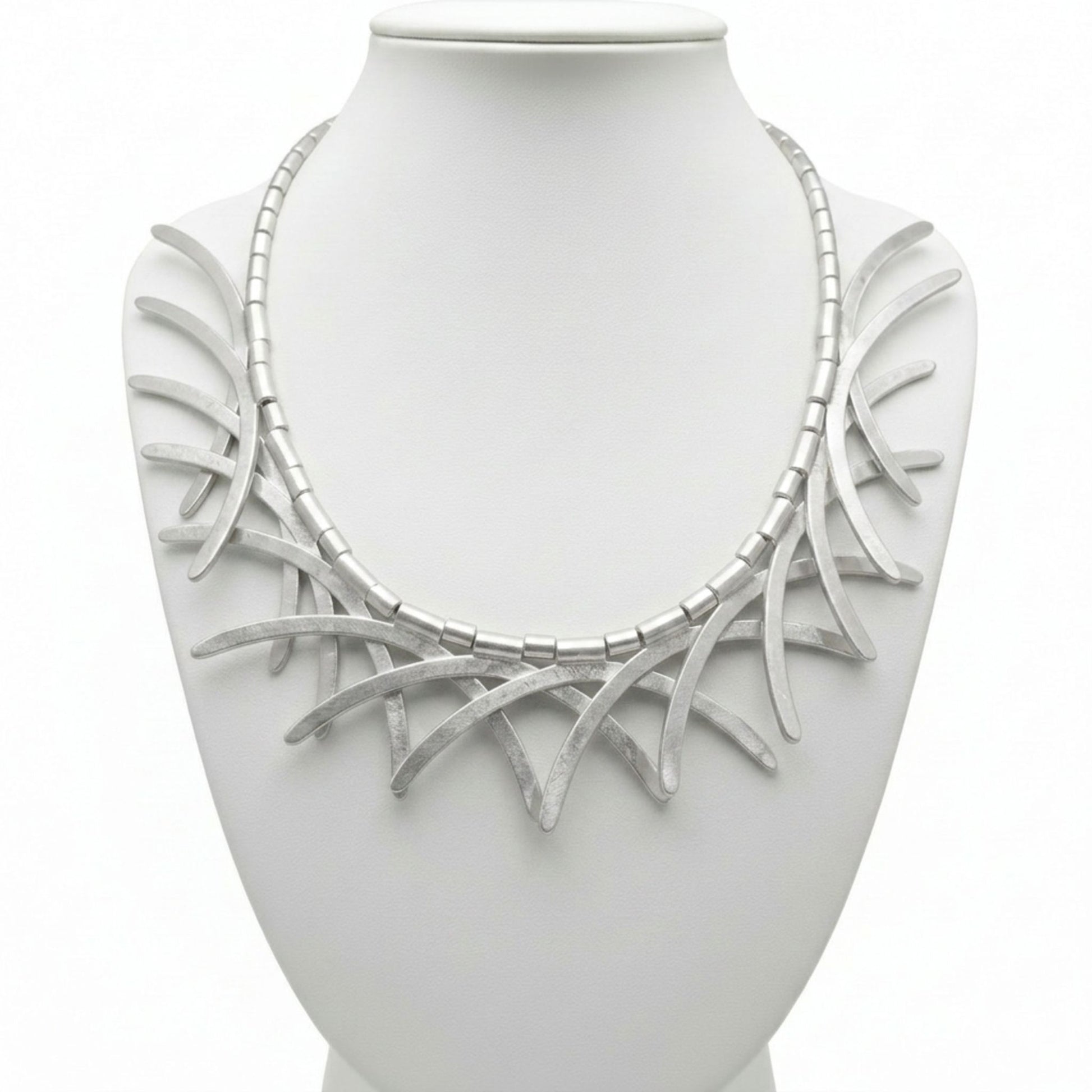 collar gargantilla zamak mujer plateado exclusivo joyeria osnor zamak