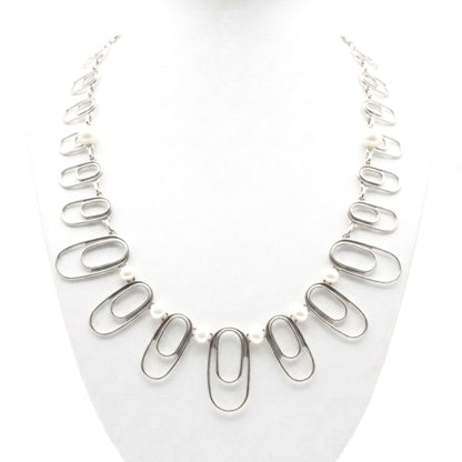 Collar cadena gargantilla zamak unisex volumen diseño joyería osnor moda moderno elegante boda fiesta fashion glamour lujo elegante diario exclusivo único cierre de gancho 