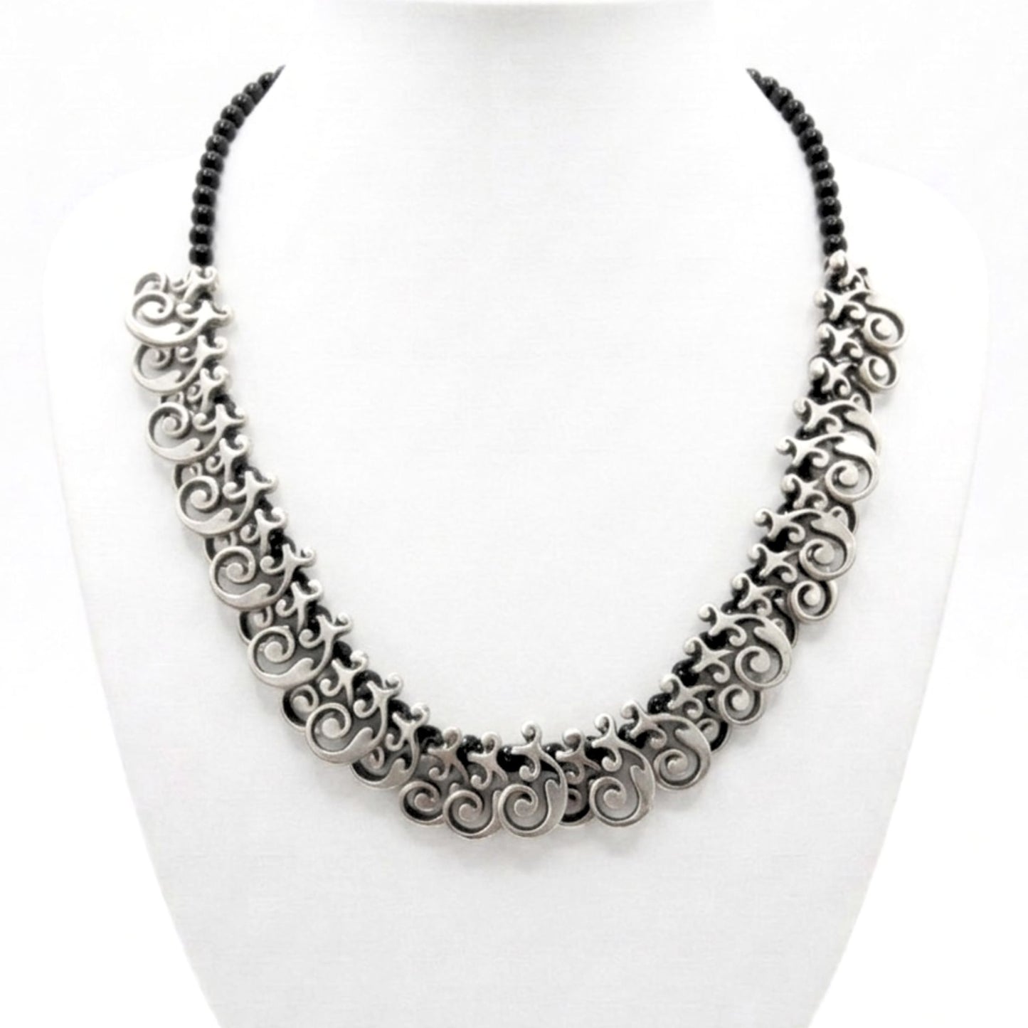 Collar de zamak unisex volumen diseño joyería osnor moda moderno elegante boda fiesta fashion glamour lujo elegante diario exclusivo único 