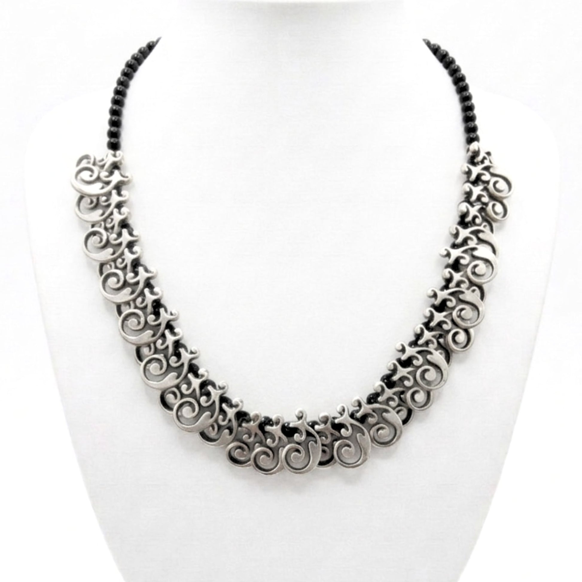 Collar de zamak unisex volumen diseño joyería osnor moda moderno elegante boda fiesta fashion glamour lujo elegante diario exclusivo único 