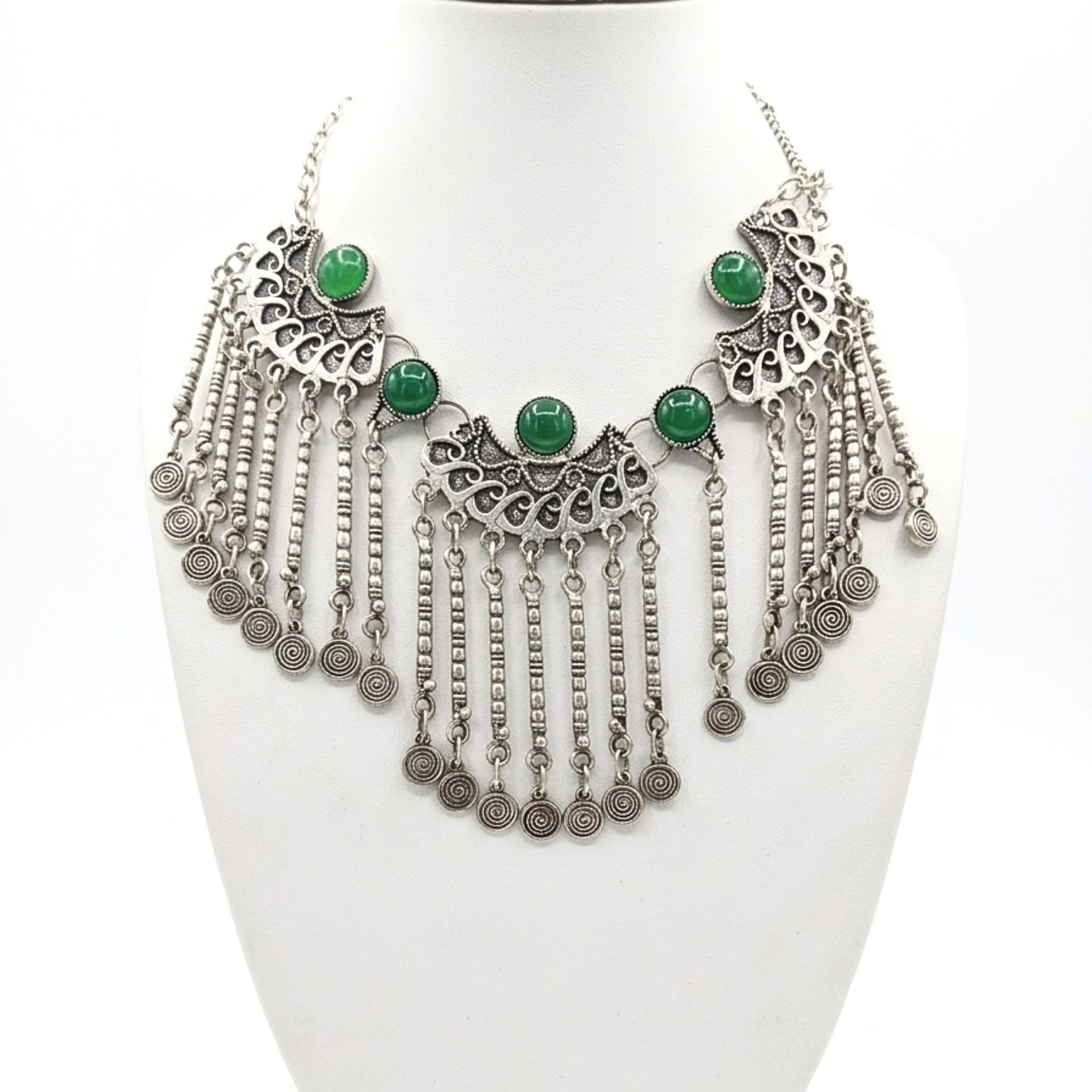 Collar cadena gargantilla zamak mujer hipoalergénico plateado cierre gancho volante diseño joyería osnor moda moderno elegante boda fiesta fashion glamour lujo exclusivo único 