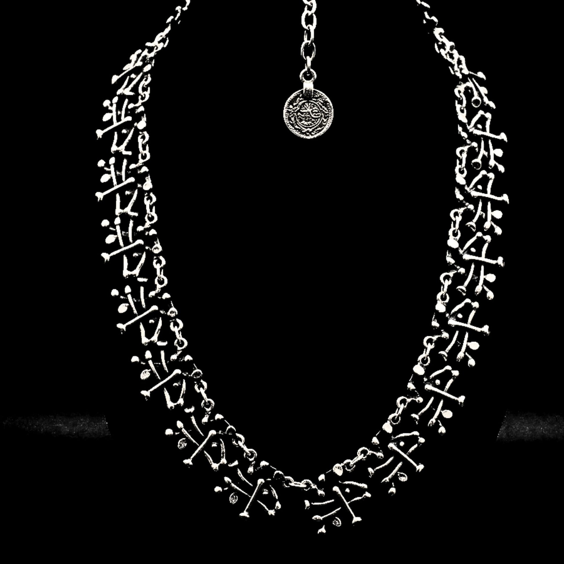collar de zamak plateado exclusivo joyeria osnor zamak