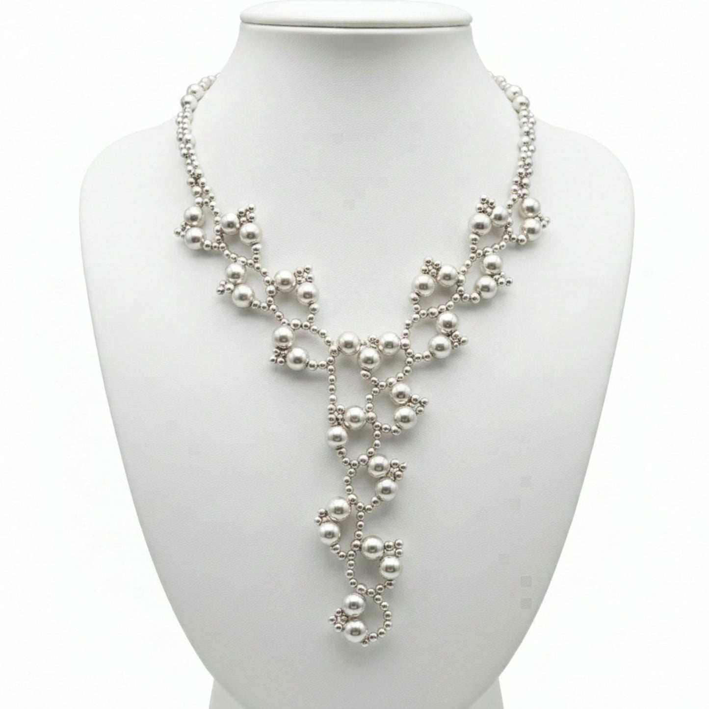 collar zamak mujer exclusivo con bolas joyeria osnor zamak