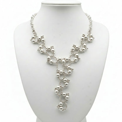 collar zamak mujer exclusivo con bolas joyeria osnor zamak
