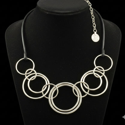 Collar Gargantilla Zamak Plateado | Unisex | Joyería Osnor