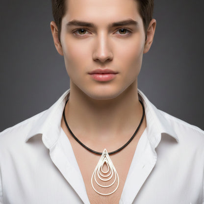 Collar Gargantilla Zamak Plateado Unisex – Joyería Osnor