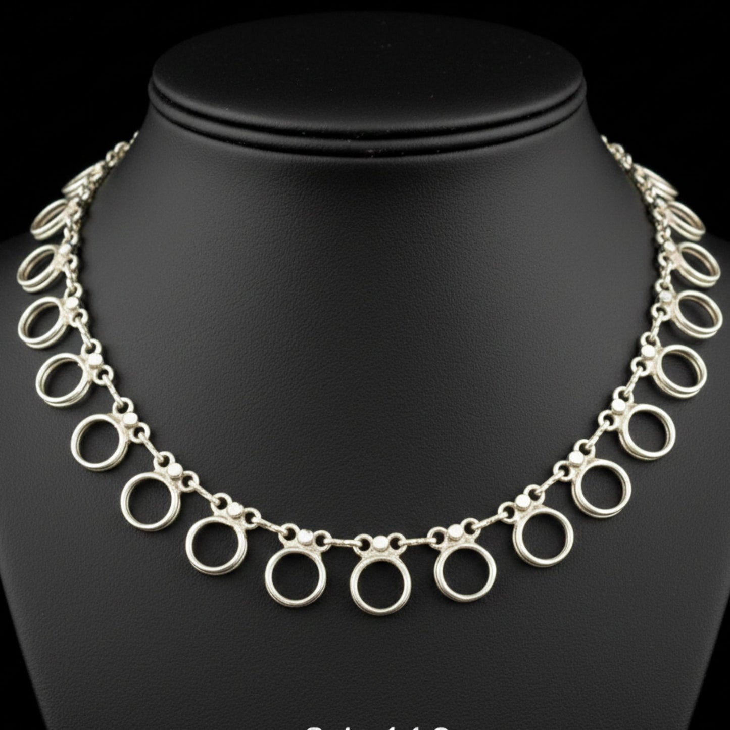 Collar Gargantilla Círculos Zamak Unisex | Joyería Osnor