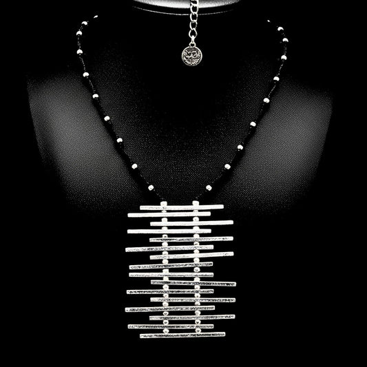 collar de zamak largo volumen diseño exclusivo joyeria osnor