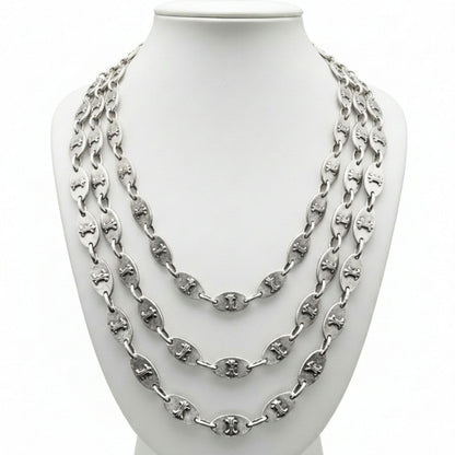 Collar zamak unisex triple exclusivo joyeria osnor zamak