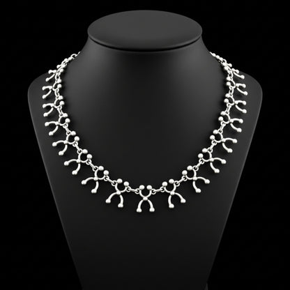 collar de zamak tipo gargantilla corto joyeria osnor zamak