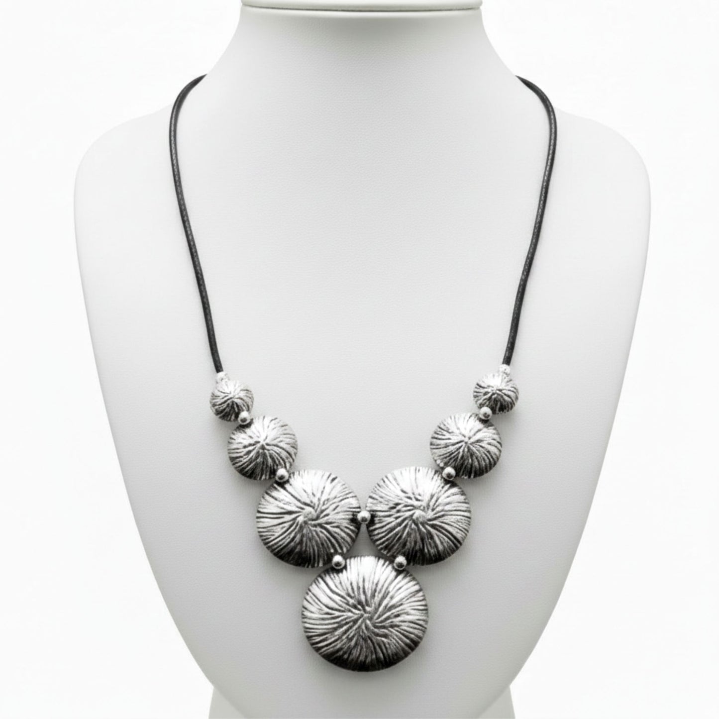 collar con cuero unisex zamak exclusivo joyeria osnor zamak