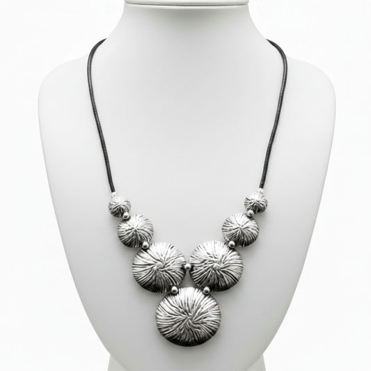 collar con cuero unisex zamak exclusivo joyeria osnor zamak