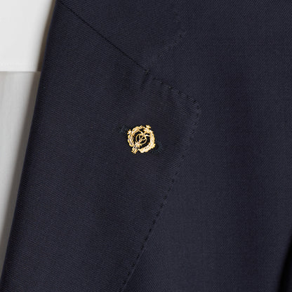18K INSIGNIA ORO AMARILLO AGENTE COMERCIAL. 16 X 16 MM
