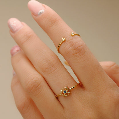 18K SORTIJA ORO AMARILLO DIAMANTES DE LABORATORIO 0,0160 QTS. VS2-G CUERPO 1,10 MM