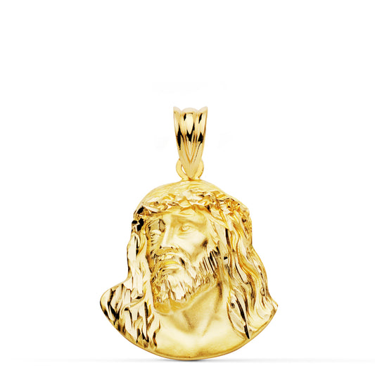 18K COLGANTE CRISTO MURILLO ORO AMARILLO 23X18 MM