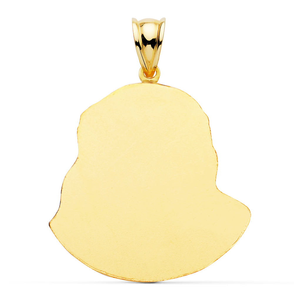 18K COLGANTE ORO AMARILLO CRISTO DE MURILLO 30X27 MM