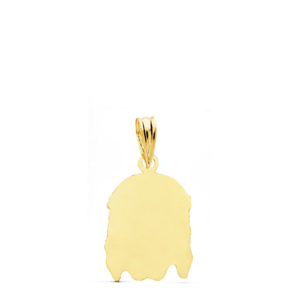 18K COLGANTE CRISTO DE LA BUENA MUERTE ORO AMARILLO ESTAMPADO. 19X12 MM