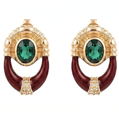 Pendientes de acero inoxidable dorado chapado oro 14ktes diseño de joyería moda moderno elegante boda fiesta fashion glamour lujo elegante diario 