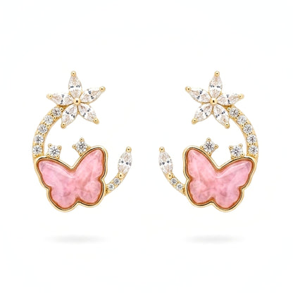 Pendientes Acero inoxidable dorado chapado oro 14ktes diseño de joyería moda moderno fiesta fashion mujer boda largo 