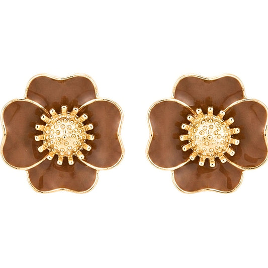 Pendientes de acero inoxidable dorado chapado oro 14ktes diseño de joyería Osnor moda moderno elegante boda fiesta fashion glamour lujo mujer 