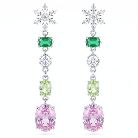 Pendientes Acero inoxidable plateado mujer diseño joyería osnor moda mujer 