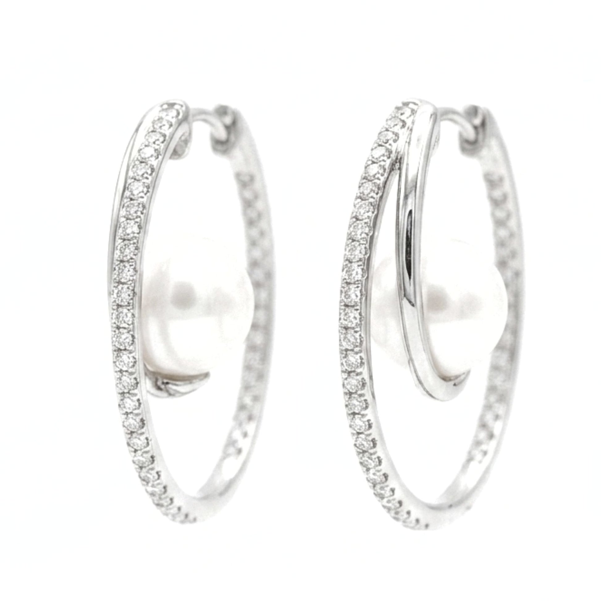 Pendientes Acero inoxidable plateado mujer diseño joyería osnor moda moderno fiesta fashion diario boda glamour lujo Circonitas 