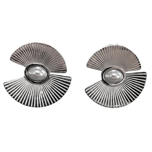 Pendientes Acero inoxidable plateado mujer diseño joyería osnor moda 