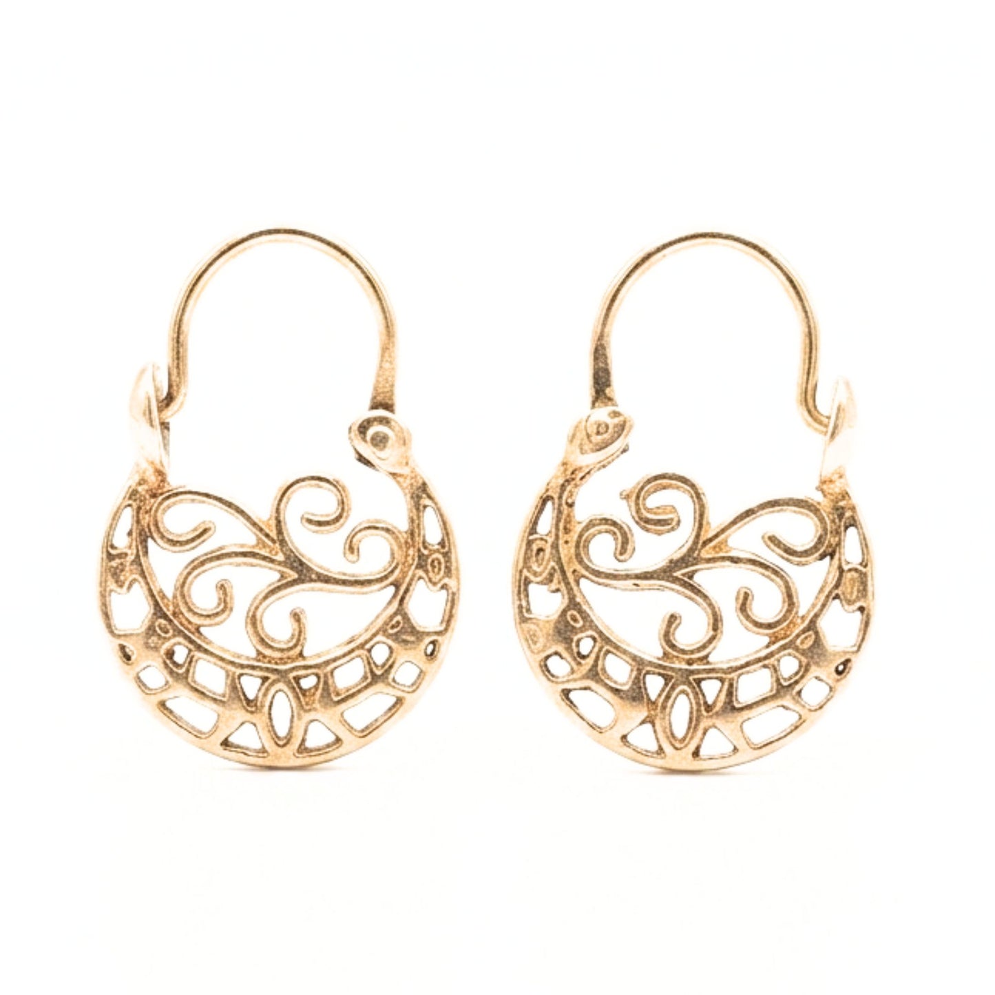 Pendientes aros argollas canarias plata baño de dorado labrada calada comunión boda diseño joyería osnor moda moderno elegante boda fiesta glamour lujo mujer diferente exclusivo 