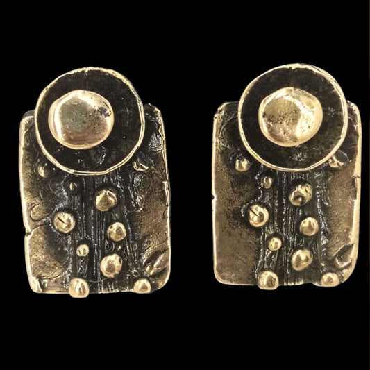 pendiente bronce exclusivo joyeria osnor zamak