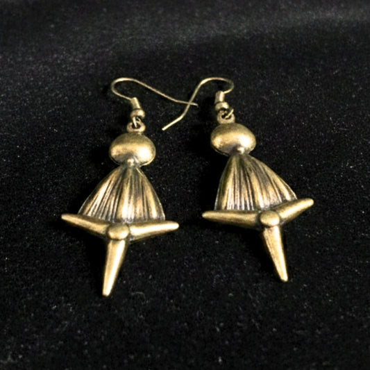 pendiente de bronce exclusivo joeria osnor zamak