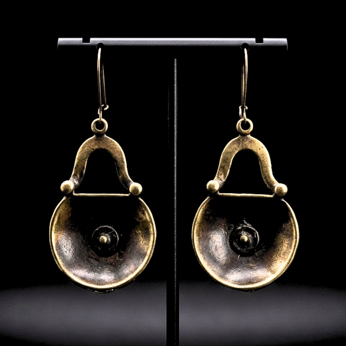 pendiente de bronce arte exclusivo joyeria osnor  zamak
