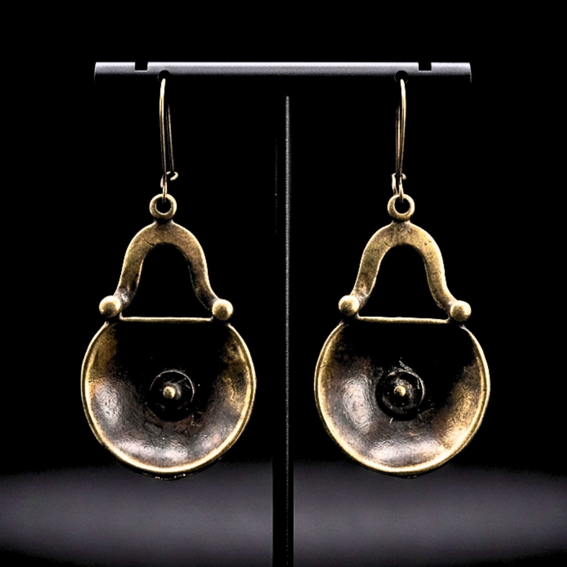 pendiente de bronce arte exclusivo joyeria osnor  zamak