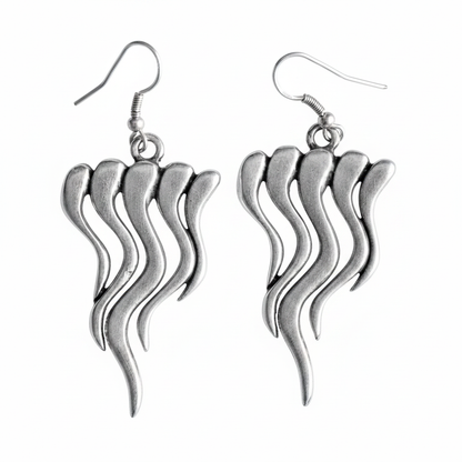 Pendientes fondo blanco
