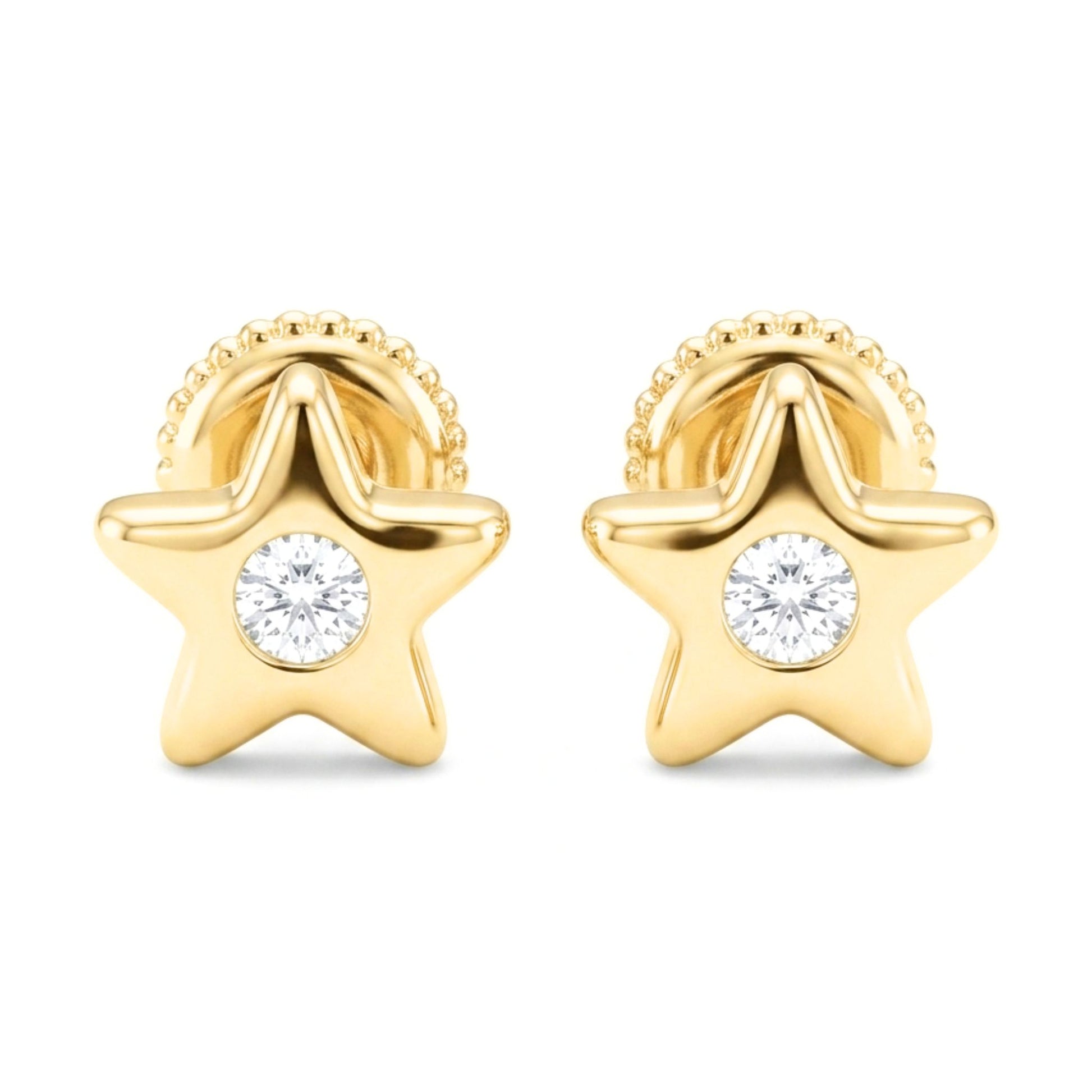 Pendientes de plata baño de oro dorados diseño de joyería osnor moda 