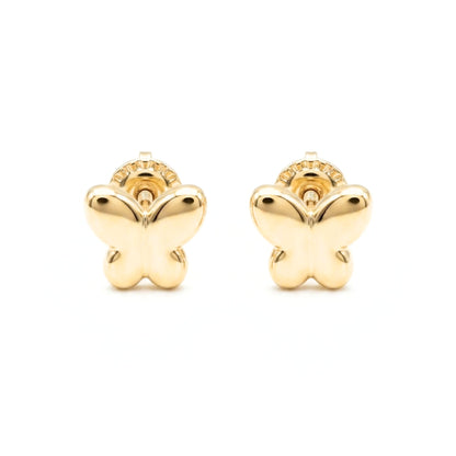 Pendientes de plata baño de oro dorados diseño de joyería Osnor 