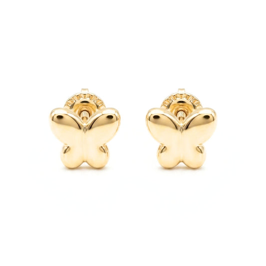 Pendientes de plata baño de oro dorados diseño de joyería Osnor 