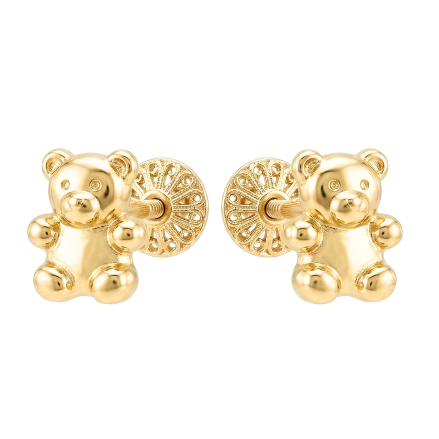 Pendientes de plata baño de oro dorados diseño joyería osnor moda moderno elegante 