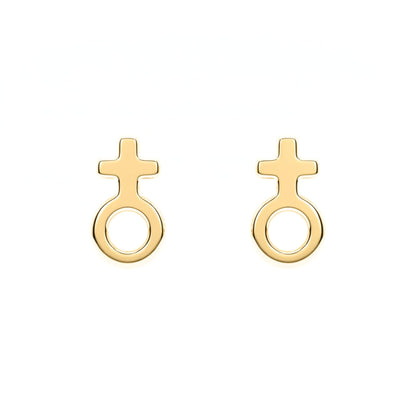 Pendientes de plata baño de oro dorados diseño joyería osnor 