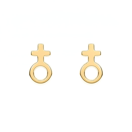 Pendientes de plata baño de oro dorados diseño joyería osnor 