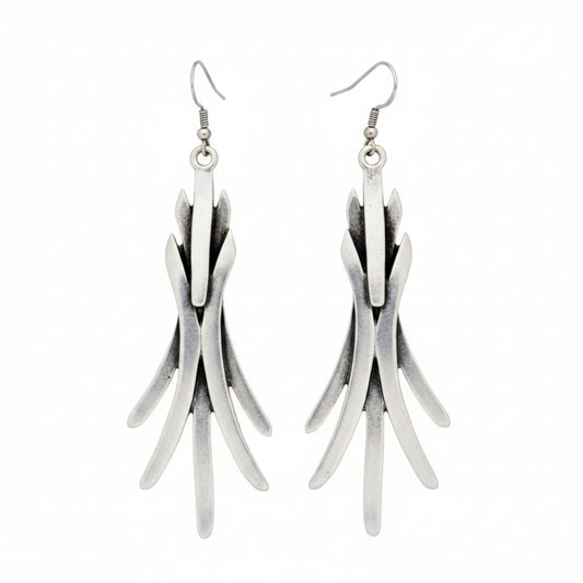 ndientes Zamak Largos Mujer Diseño Exclusivo Hipoalergénico, Joyeria Osnor