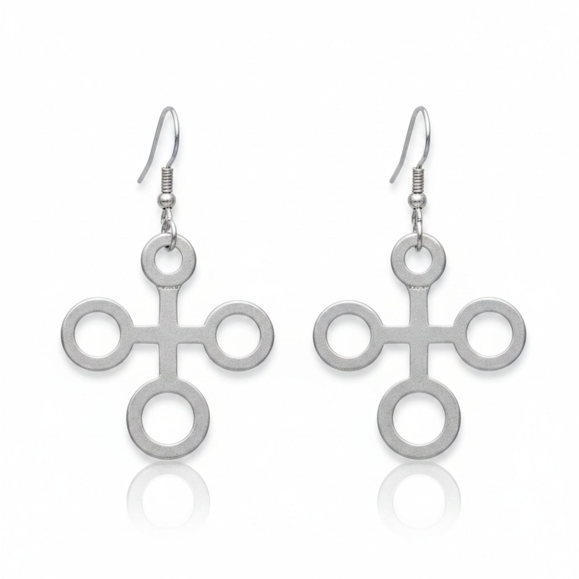 pendiente zamak cruz exclusivo joyeria osnor zamak