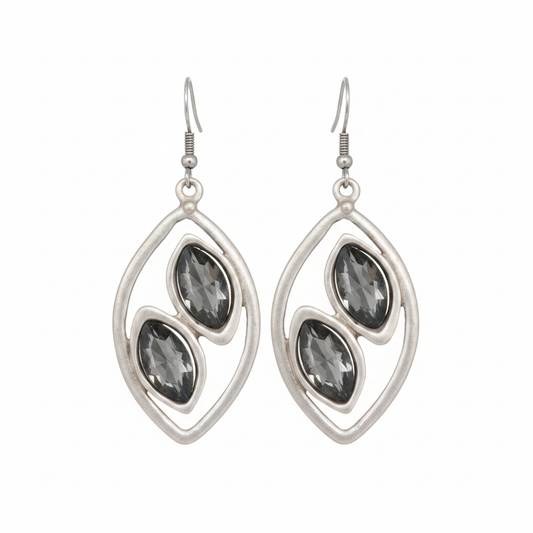 Pendientes Zamak Circonitas  Diseño Exclusivo Fashion.Joyeria Osnor