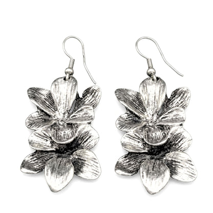 Pendiente zamak mujer volumen hipoalergénico plateado aleación cierre hippie largos diseño mujer joyería osnor moda moderno elegante boda fiesta fashion diario boda glamour lujo exclusivo 