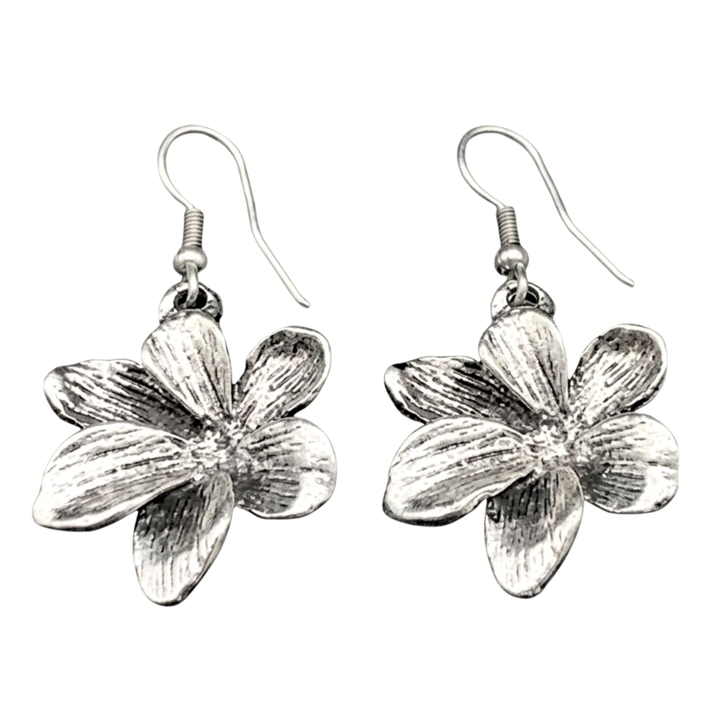 Pendientes de zamak mujer volumen hipoalergénico plateado aleación cierre hippie envejecido vintage volumen diseño joyería osnor moda moderno elegante boda fiesta glamour lujo exclusivo único 