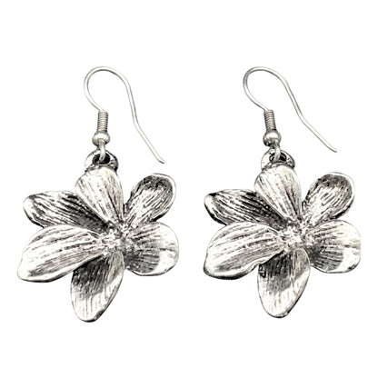 Pendientes de zamak mujer volumen hipoalergénico plateado aleación cierre hippie envejecido vintage volumen diseño joyería osnor moda moderno elegante boda fiesta glamour lujo exclusivo único 